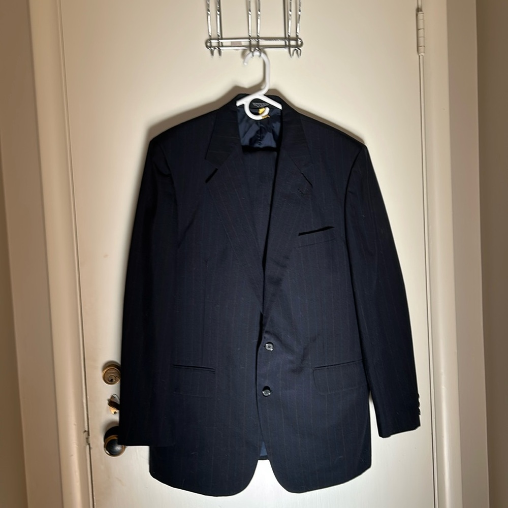 Lined Gianelli Oumo pinstriped suit